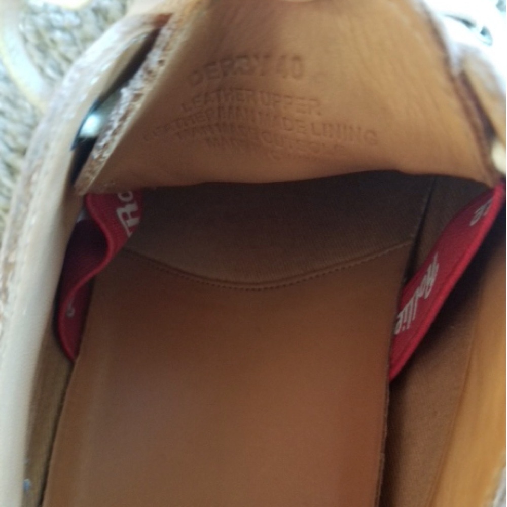 Rollie Nation pink genuine leather Derby shoe size 40 - Picture 7 of 11